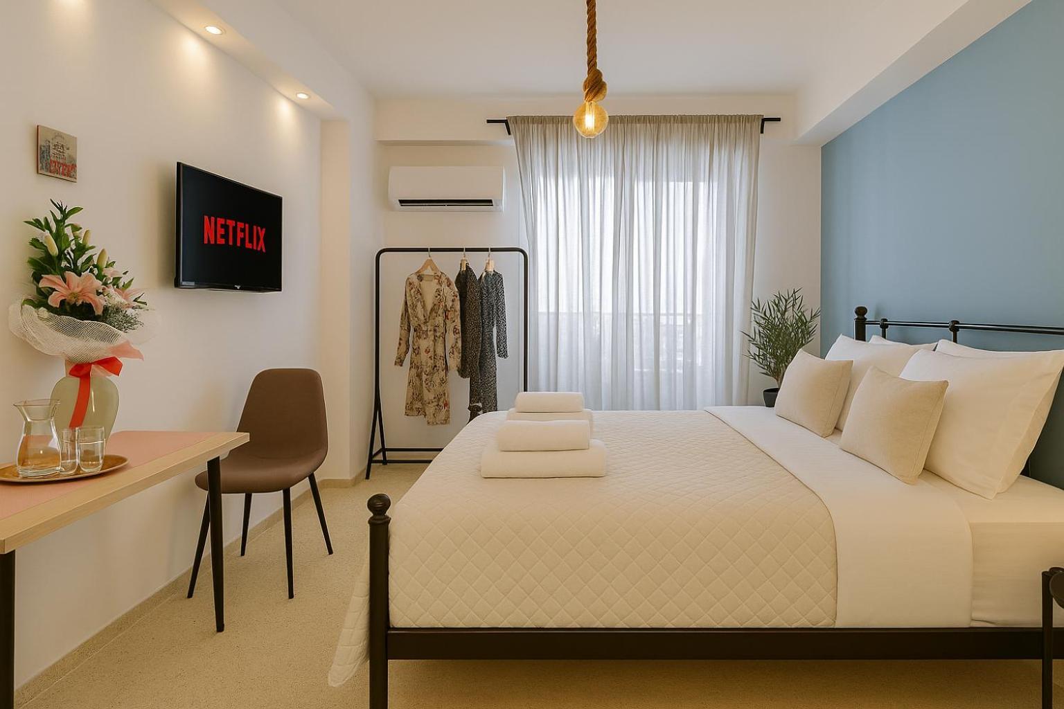 Stylish, Comfy Suite In The Heart Of Athene Buitenkant foto