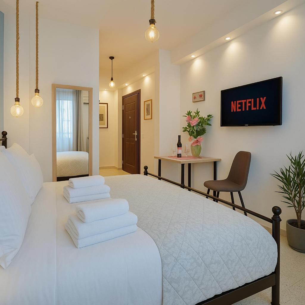 Stylish, Comfy Suite In The Heart Of Athene Buitenkant foto